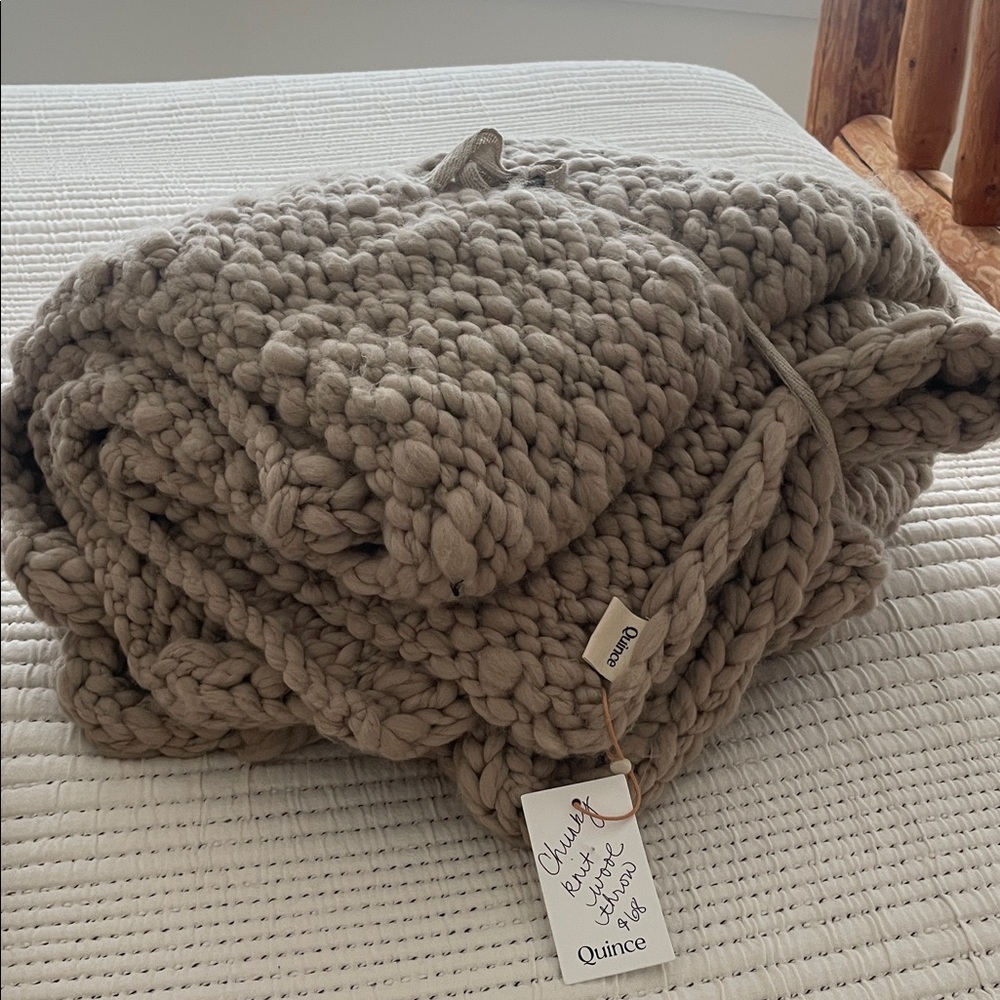 Quince Knit Throw